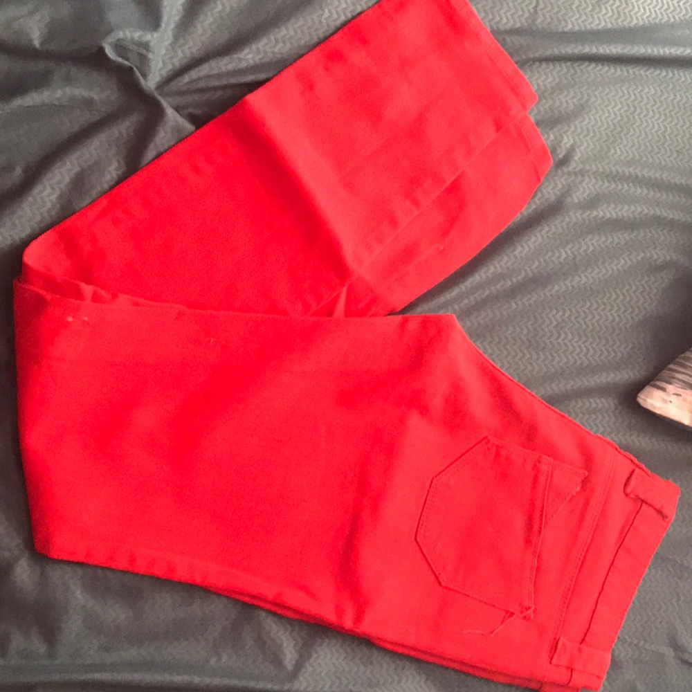 Red Skinny Jeans